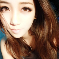 ����Ů��Ψ��ͷ�񣬺�ɫ���۾�����г�һ˫���۾�