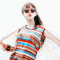 �е�ƫ�򰢱�ɫ�����Ů��ʱ��ͷ��