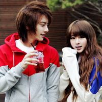 ����ĺ�QQ����ͷ�� һ��һŮ��������ɰ������氮