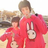 �����Ҹ�ѧ��ʱ��qq����ͷ�� һ��һŮ�������ľ�ϲ����ϣ��