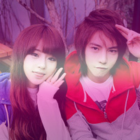 ��������QQ����ͷ��һ��һŮ���������������һ�����氮