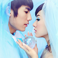 ���µ�QQ����ͷ��һ��һŮ�����������������ŵ