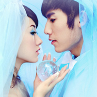 ���µ�QQ����ͷ��һ��һŮ�����������������ŵ