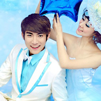 ���µ�QQ����ͷ��һ��һŮ�����������������ŵ