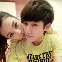 ������Լ��QQ����ͷ��һ��һŮ��������������ȥΧ������