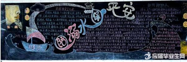 防溺水专题黑板报
