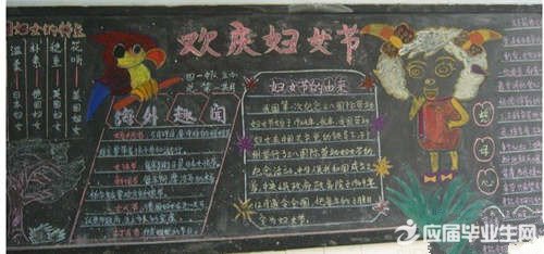 三八妇女节的黑板报资料