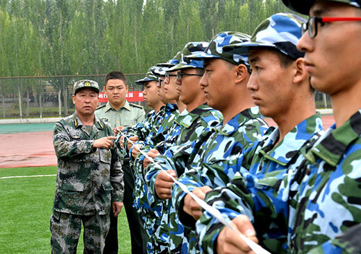 初二军训日记500字