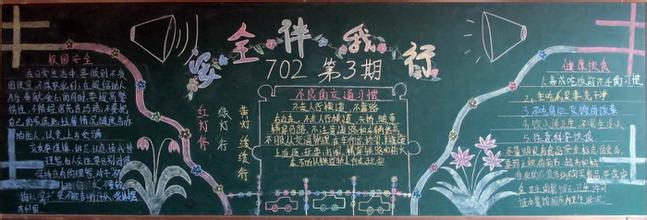 安全问题黑板报 安全问题黑板报