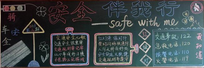 安全问题黑板报 安全问题黑板报