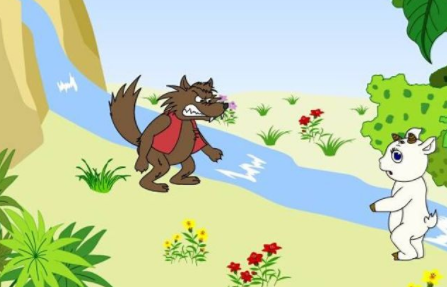 关于羊和大灰狼的故事