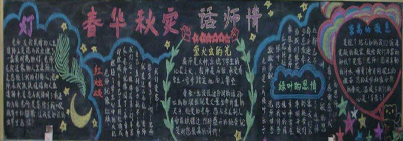 三年级教师节黑板报资料