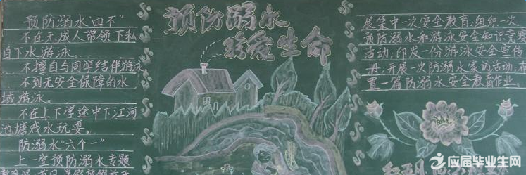 初中防溺水黑板报大全