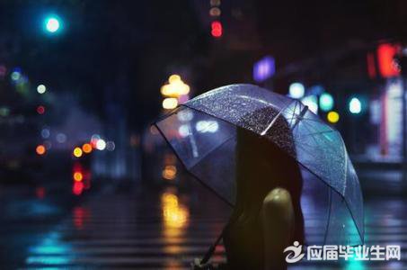 下雨天的心情唯美说说