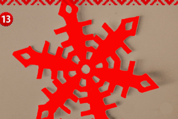 窗花的剪纸的教程