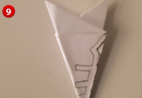 窗花的剪纸的教程