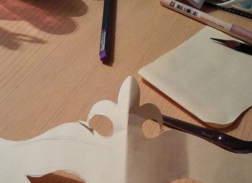 拔河面具制作方法