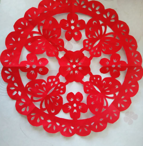 正方形窗花剪纸步骤推荐