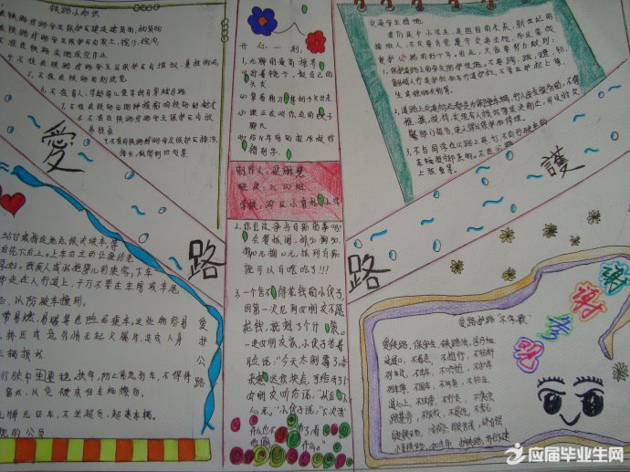 爱车护路黑板报 爱车护路黑板报