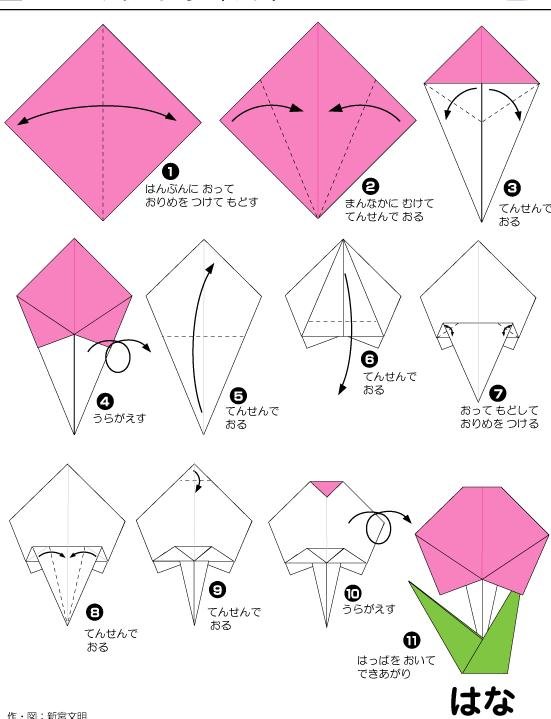 幼儿园中班简单折纸教程