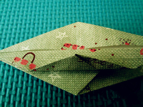 立体千纸鹤的折法