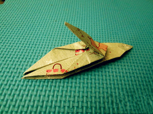 立体千纸鹤的折法