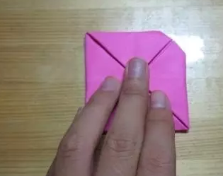 玫瑰花的折纸图解