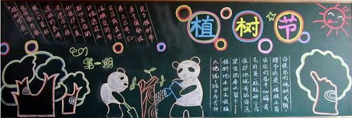 关于树的黑板报
