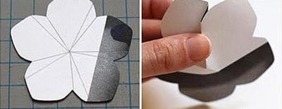 简单五瓣花手工折纸教程