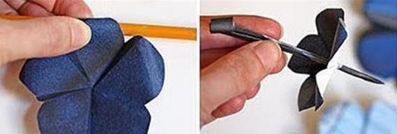 简单五瓣花手工折纸教程