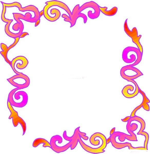 好看的黑板报花边