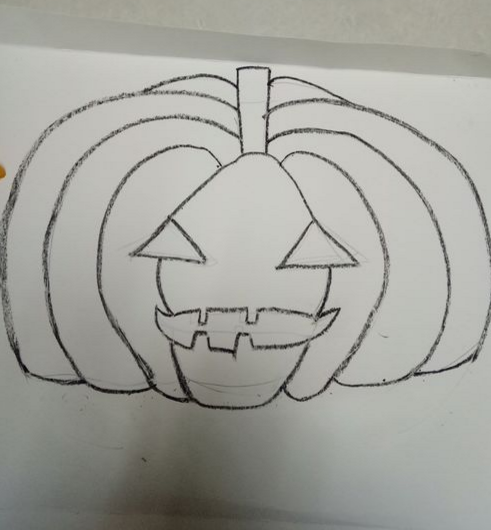 南瓜面具的制作方法