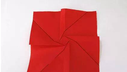 纸折玫瑰花教程图解法