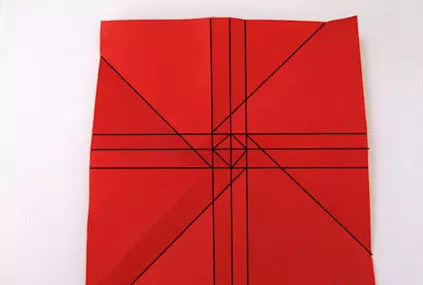 纸折玫瑰花教程图解法