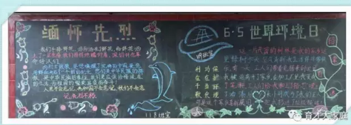 缅怀先烈黑板报板块