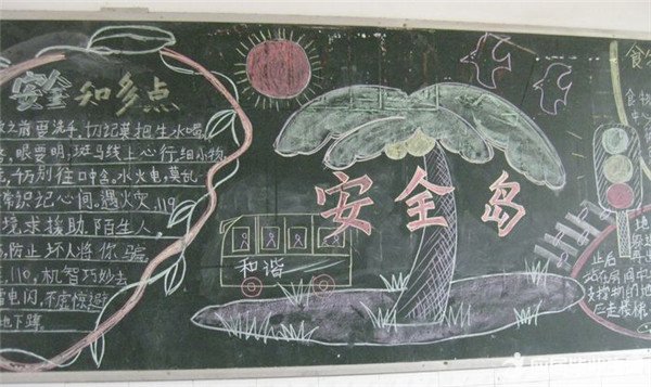 安全防卫黑板报资料
