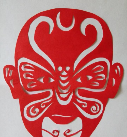 blob.png 脸谱剪纸步骤图案