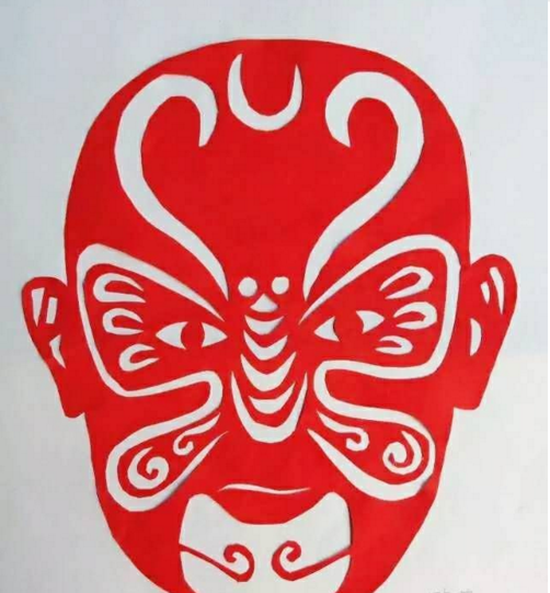 blob.png 脸谱剪纸步骤图案