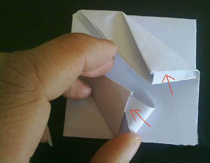 小白兔手工折纸图解