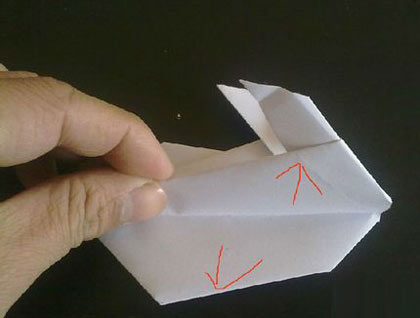 小白兔手工折纸图解