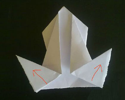 小白兔手工折纸图解