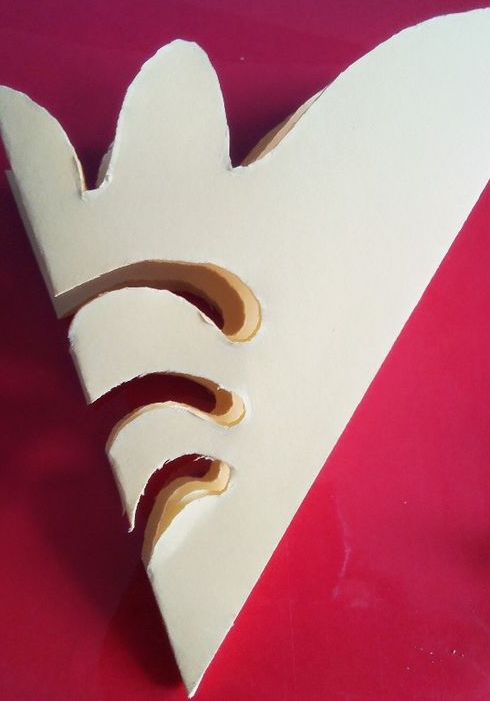 剪四角对称窗花的步骤图解 剪四角对称窗花的步骤图解