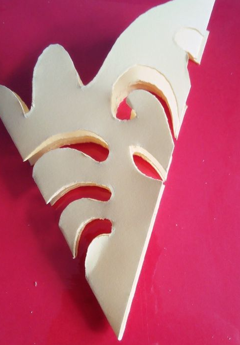 剪四角对称窗花的步骤图解 剪四角对称窗花的步骤图解