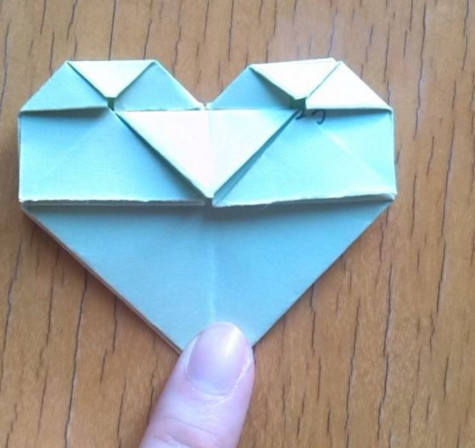 桃心最简单的折法 桃心最简单的折法