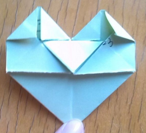 桃心最简单的折法