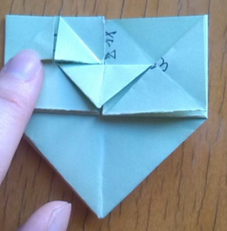 桃心最简单的折法