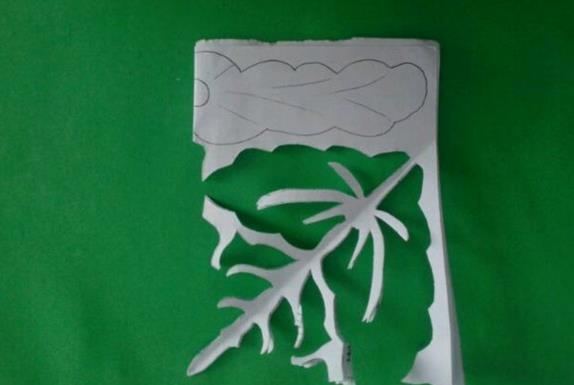 荷叶剪纸步骤图案 荷叶剪纸步骤图案