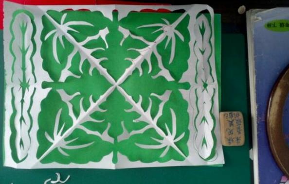 荷叶剪纸步骤图案 荷叶剪纸步骤图案