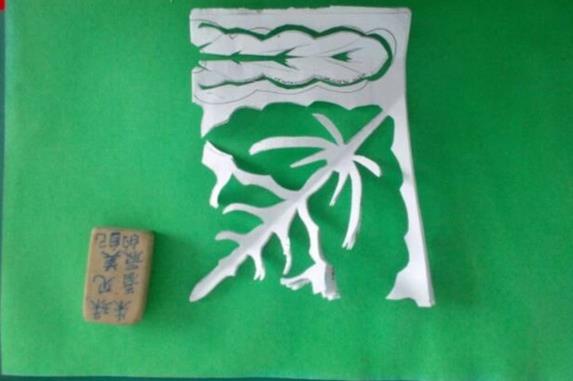 荷叶剪纸步骤图案 荷叶剪纸步骤图案