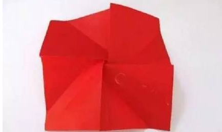 简单玫瑰纸花的折法图解